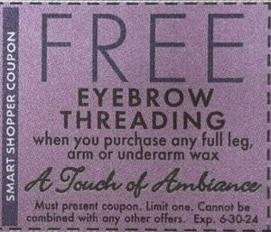 Free Eyebrow Threading